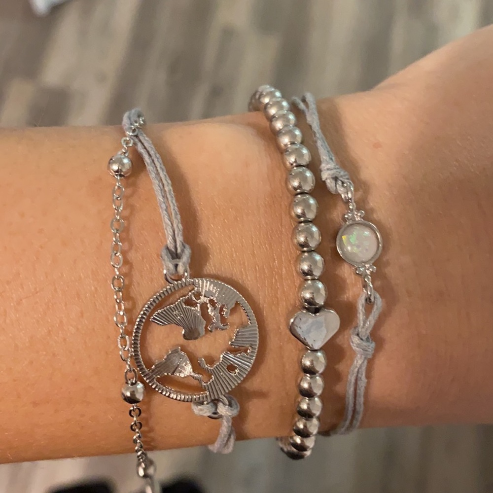 Silver Bracelet Set - Picture 2 of 2